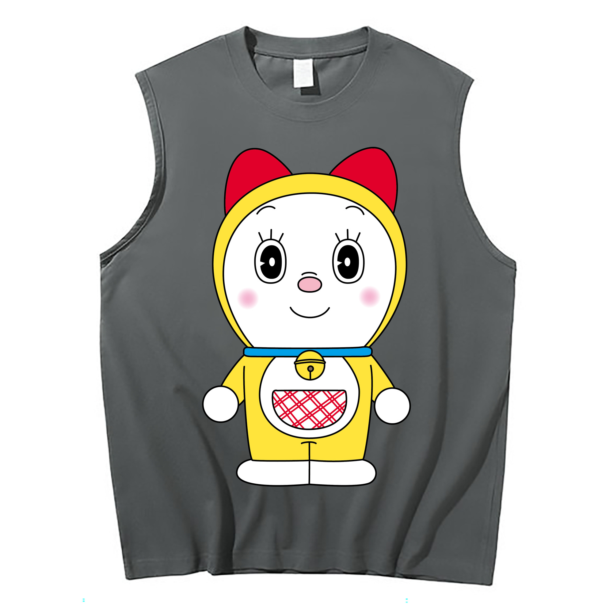 （画像用） ドラえもん ドラミ Doraemon Dorami コットン100％タンクトップ（フロントプリント）